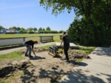 Plaatsing frame t.b.v. nieuw elektronisch scorebord (vrijdag 9 mei 2025) (3/31)